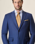 Abito bluette sallia lana custom fit-Angelico