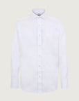Slim fit non-iron white cotton shirt