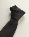Black Satin Ceremony Tie