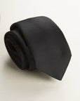 Black Satin Ceremony Tie