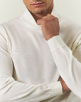 White merino wool turtleneck Lana Gatto
