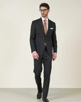 Sallia anthracite stretch wool custom fit trousers