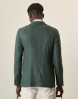 Custom Fit Green Hopsack Jacket