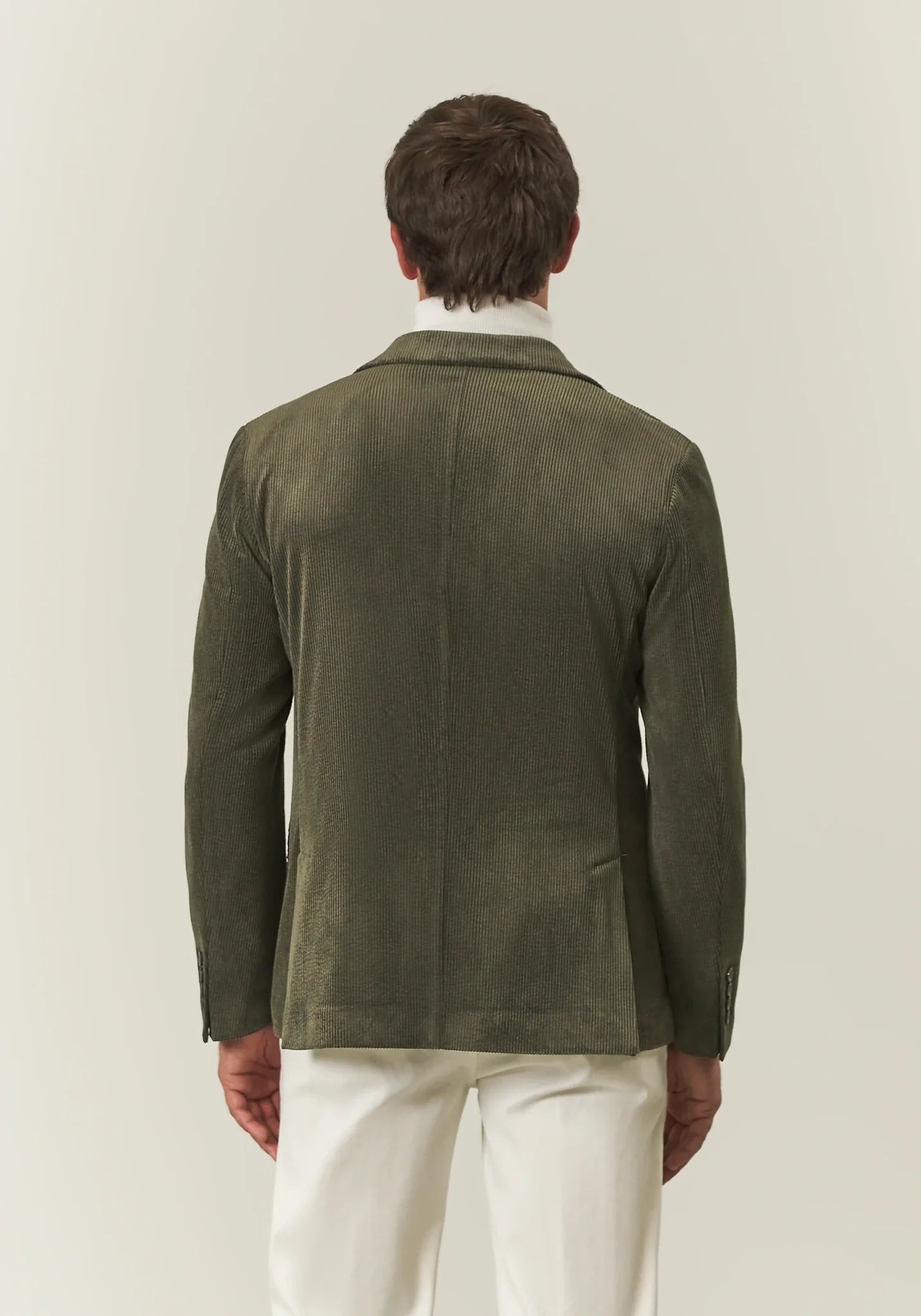 Custom fit corduroy military green jacket ANGELICO Custom fit corduroy military green jacket ANGELICO