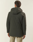 Military green windproof and waterproof technical jacket