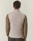 Quilted ice vest with buttons