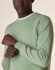 Girocollo verde cotone-Angelico