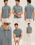 Green Oxford Cotton Polo