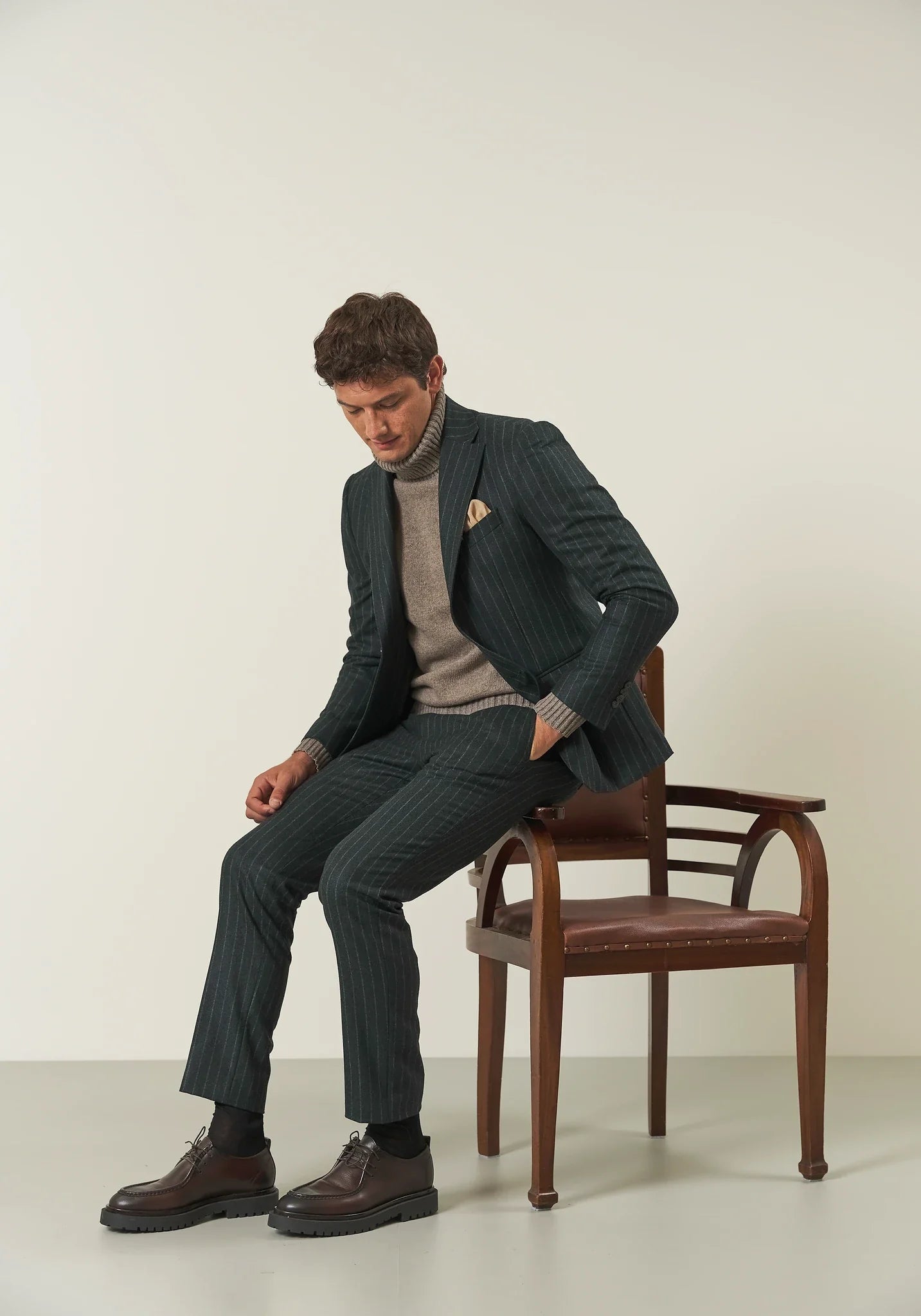 Dolcevita marrone misto lana vanis������-Angelico