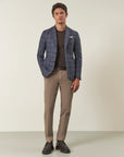 Brown merino wool crewneck Lana Gatto