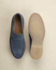 Suede Slip-On Jeans Moccasins