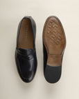 Cambridge Dark Blue Leather Moccasin