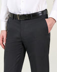 Sallia anthracite stretch wool custom fit trousers