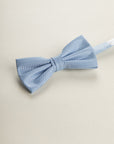 Light Blue Micro-Design Ceremony Bow Tie
