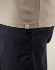 Sand polo shirt in derby pique cotton
