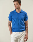 Air force derby polo shirt in tricotina cotton
