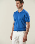 Air force derby polo shirt in tricotina cotton