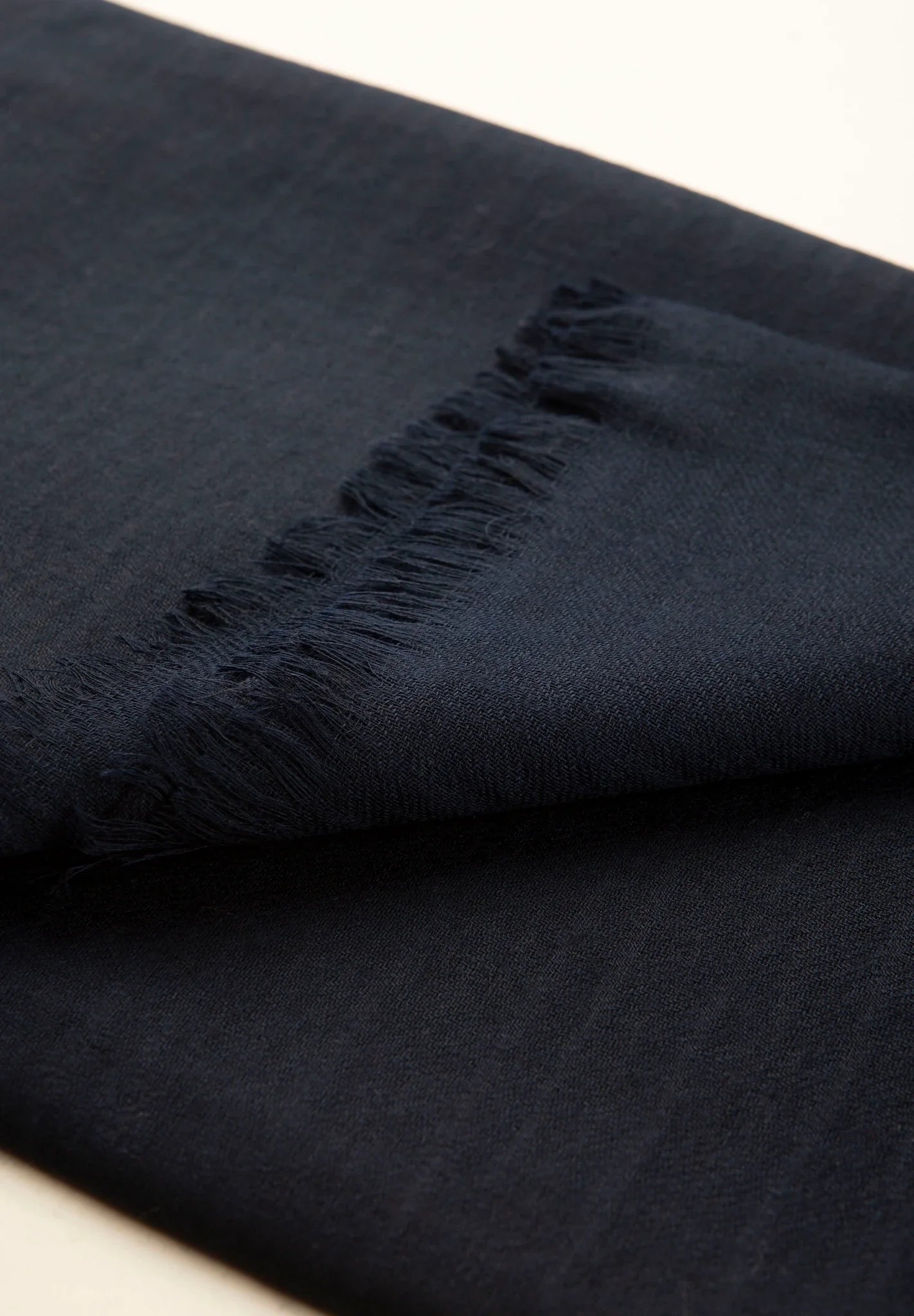 Sciarpa blu navy lana merinos unita-Angelico