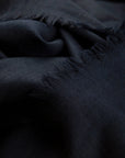 Sciarpa blu navy lana merinos unita-Angelico
