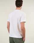 White slub cotton T-shirt