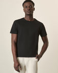 Black B-Stretch Cotton T-Shirt