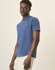 Indigo Slub Cotton T-Shirt