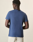 Indigo Slub Cotton T-Shirt