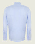 Slim Fit Light Blue And White Striped Cotton Shirt